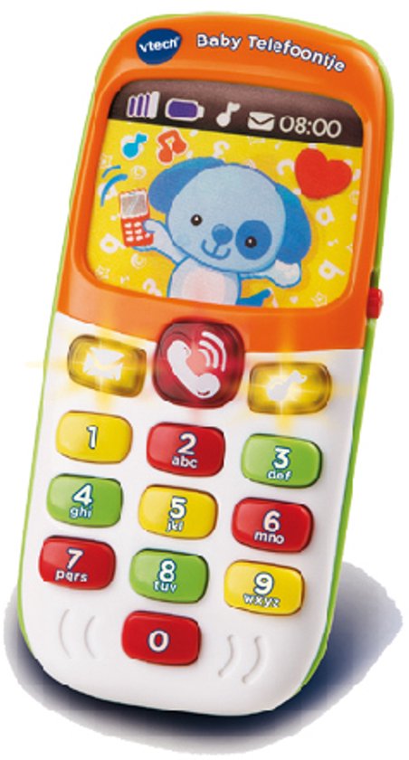 VTech Baby Telefoon Interactief Speelgoed - Educatief Speelgoedtelefoon - Cadeau - Oranje