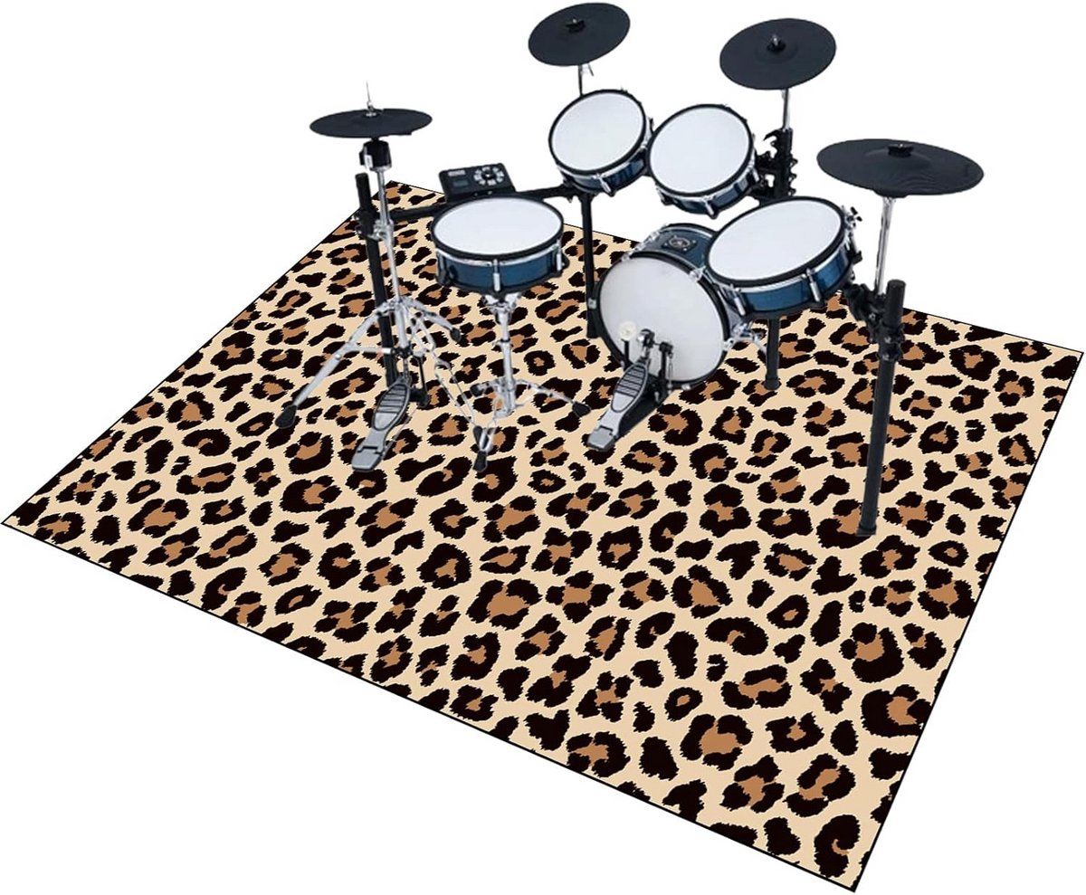 Geluiddicht Drumtapijt 200x160 cm - Antislip Drummat voor Akoestisch & Elektrisch Drumstel