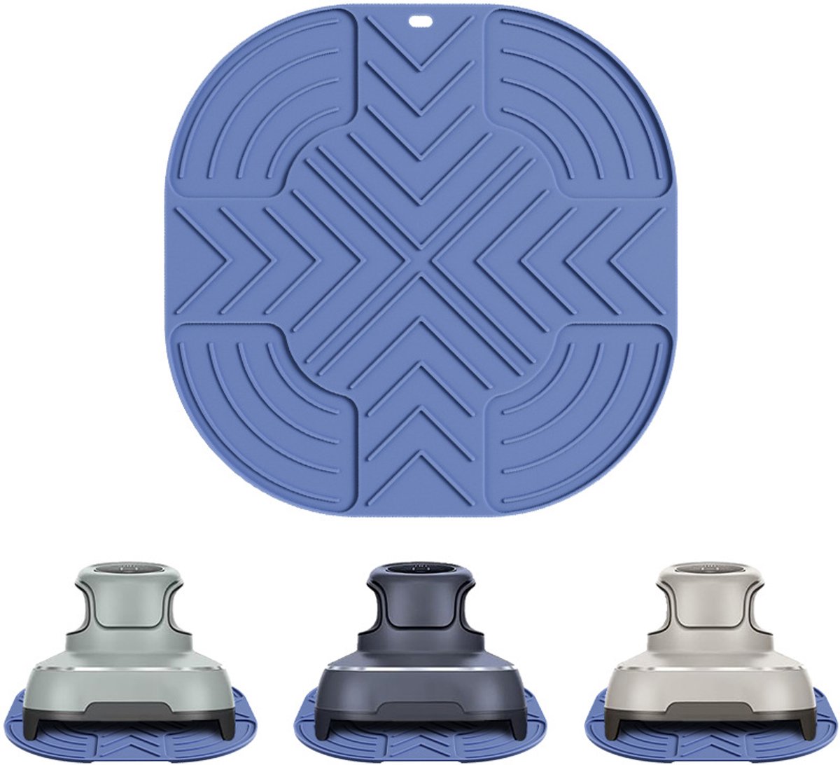 2 stuks geschikt voor NinjaFN101GY airfryer hittebestendig matje, aanrechtbeschermingsmat, antislip siliconen hittemat, geschikt voor airfryer, koffiemachine, broodrooster, airfryer koffiemachine, enz.