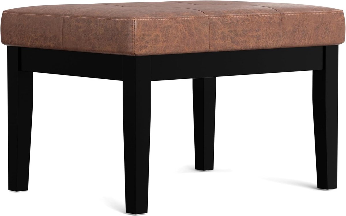 Kleine Getufte Ottomaanse Bank voor Hal of Voeteneinde - 26 Inch