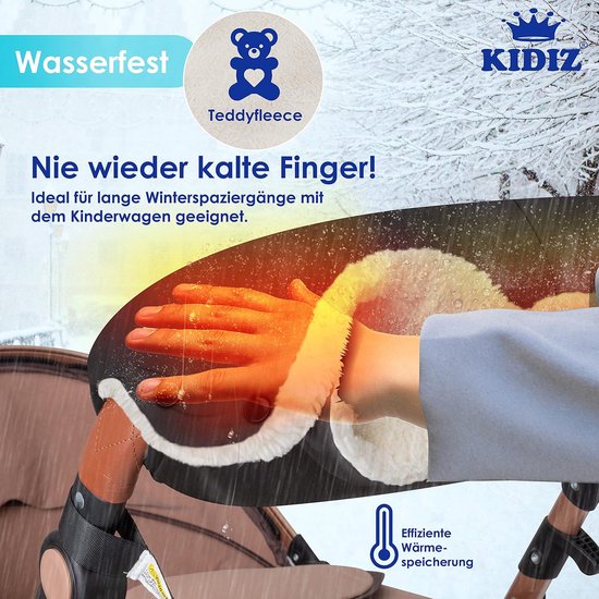 Universele Kinderwagen Handwarmer Mof - Warm, Wind- en Waterdicht van Universele — afbeelding 5