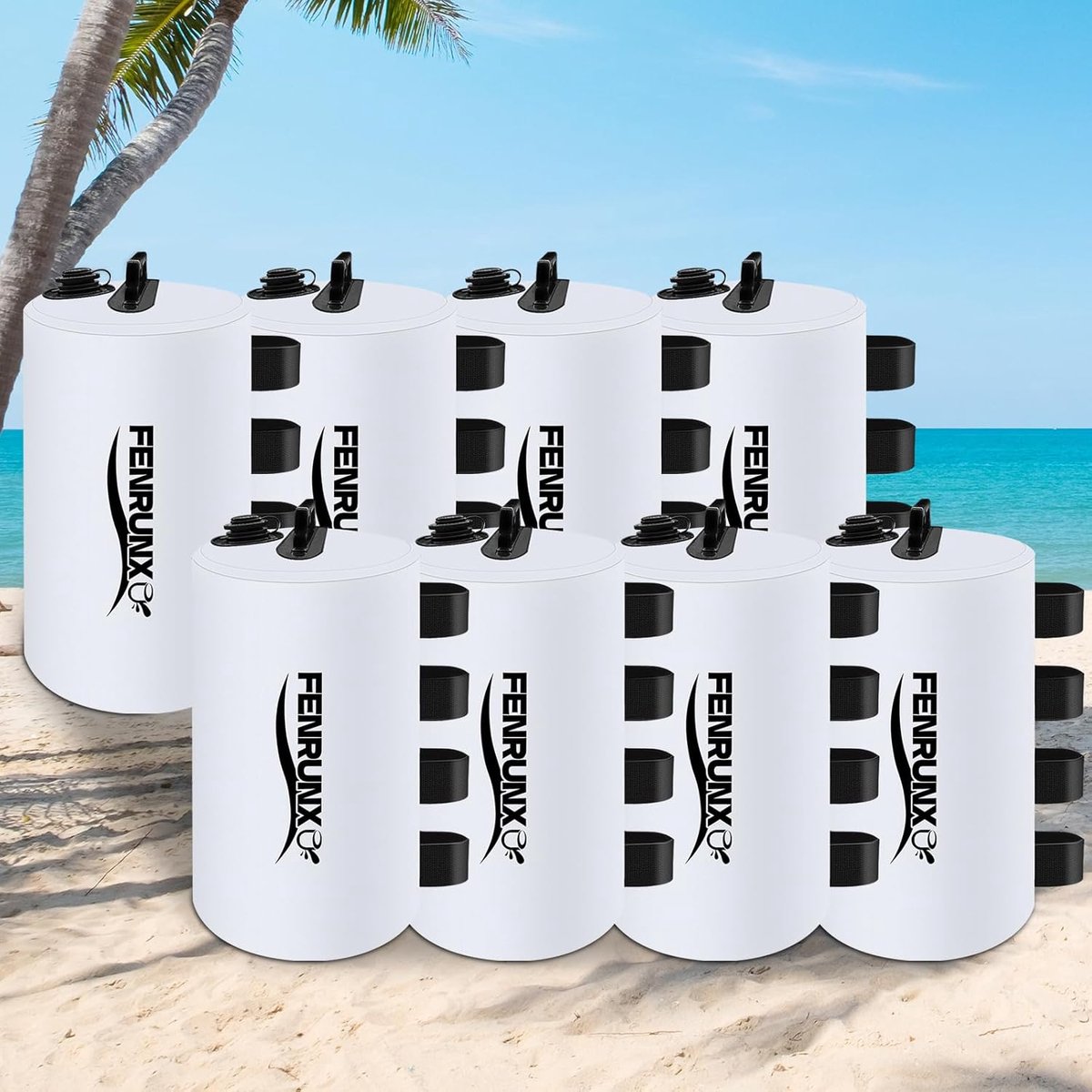 Set van 8 Luxe Watergewichtzakken voor Luifel en Tent (Totaal 420 lbs)