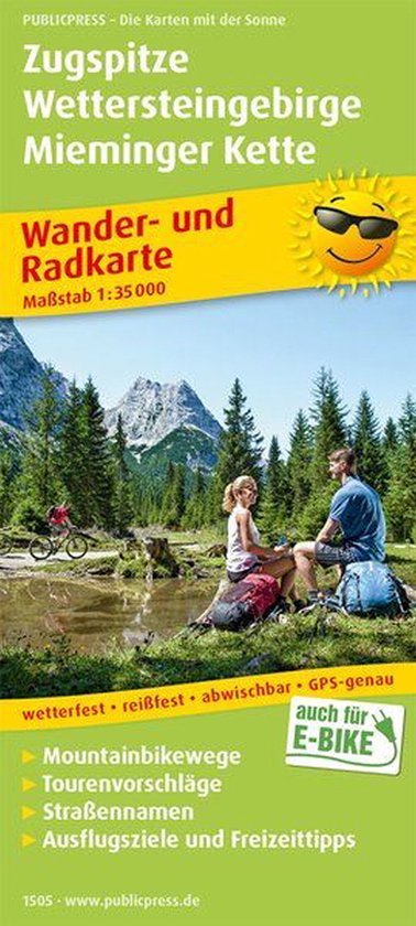 Zugspitze - Wettersteingebirge - Mieminger Kette. Wander- un ... - cover