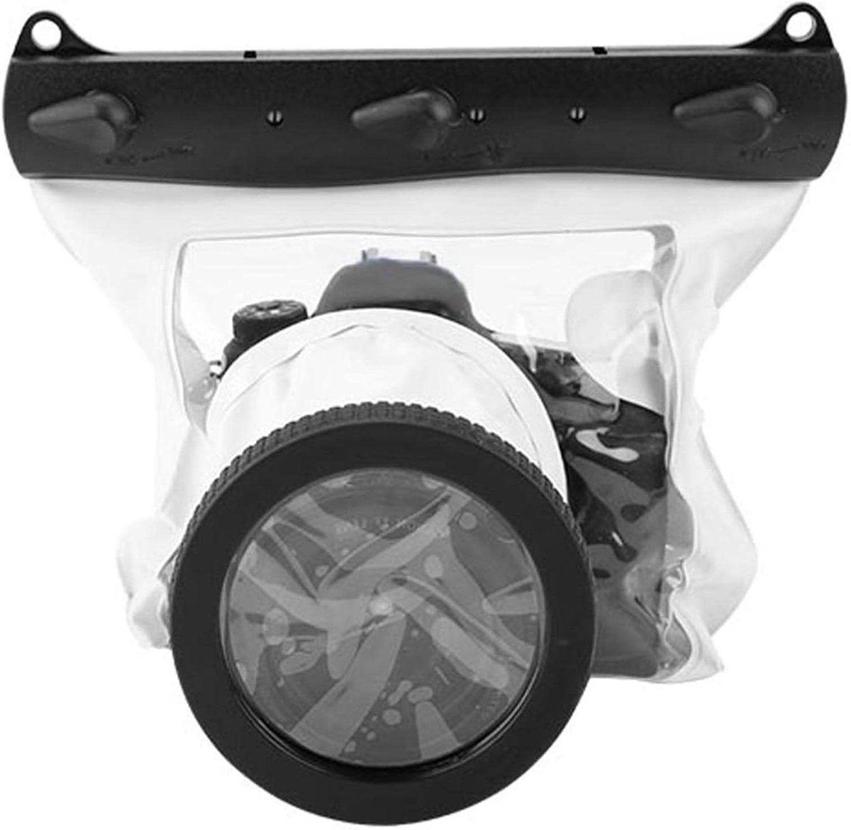 Waterdichte Duik Case Bag voor DSLR Camera, Onderwater Fotografie Behuizing - 20M, Wit