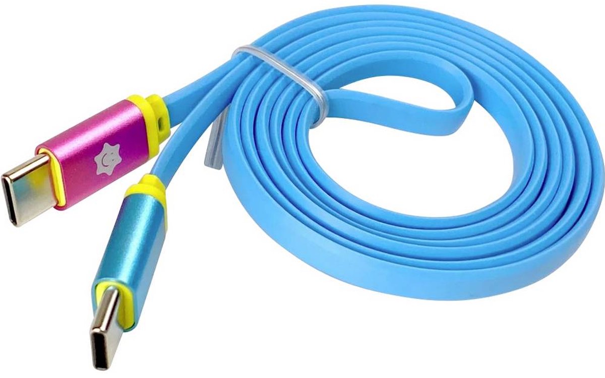 CALLIOPE USB Kabel C > C Data- en stroomkabel Calliope [1x USB-C stekker - 1x USB-C stekker] 1 m Blauw