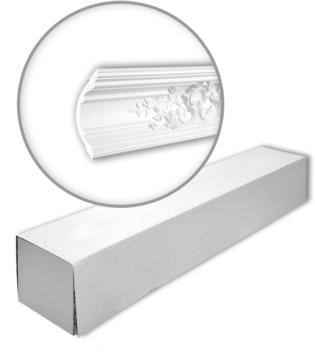 Profhome 150252 1 doos 4 stukken Kroonlijst 8 m
