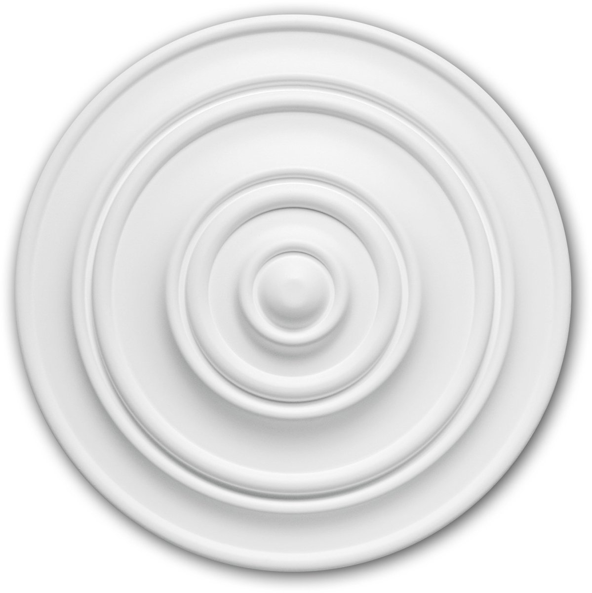 Plafond Rozet 156014 Profhome Sierelement plafond centrum tijdeloos klassieke stijl wit Ø 34 cm