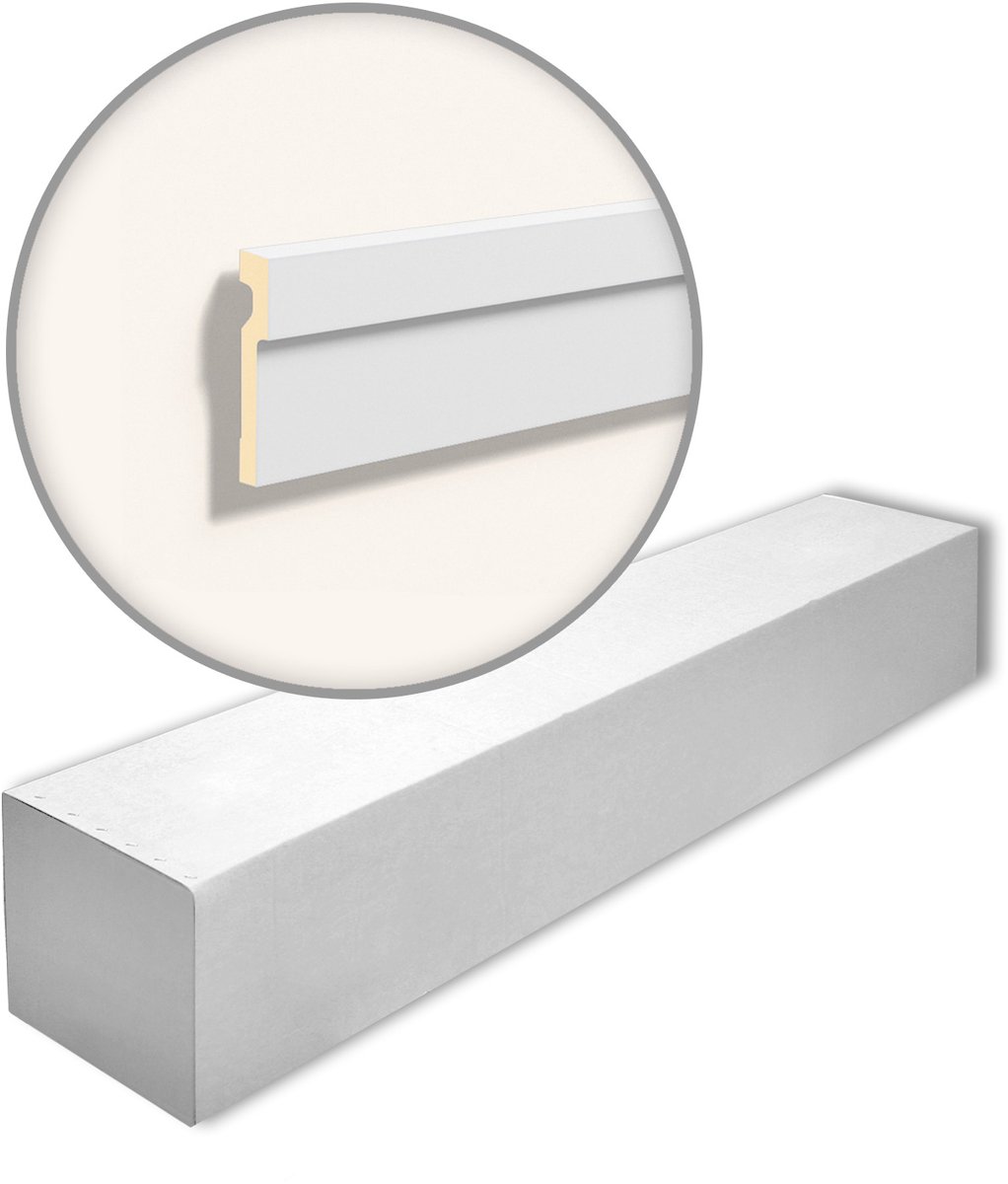 NMC MA3-box DOMOSTYL Noel Marquet 1 doos 10 stukken Deuromlijsting Gevel profiel modern design wit | 20 m