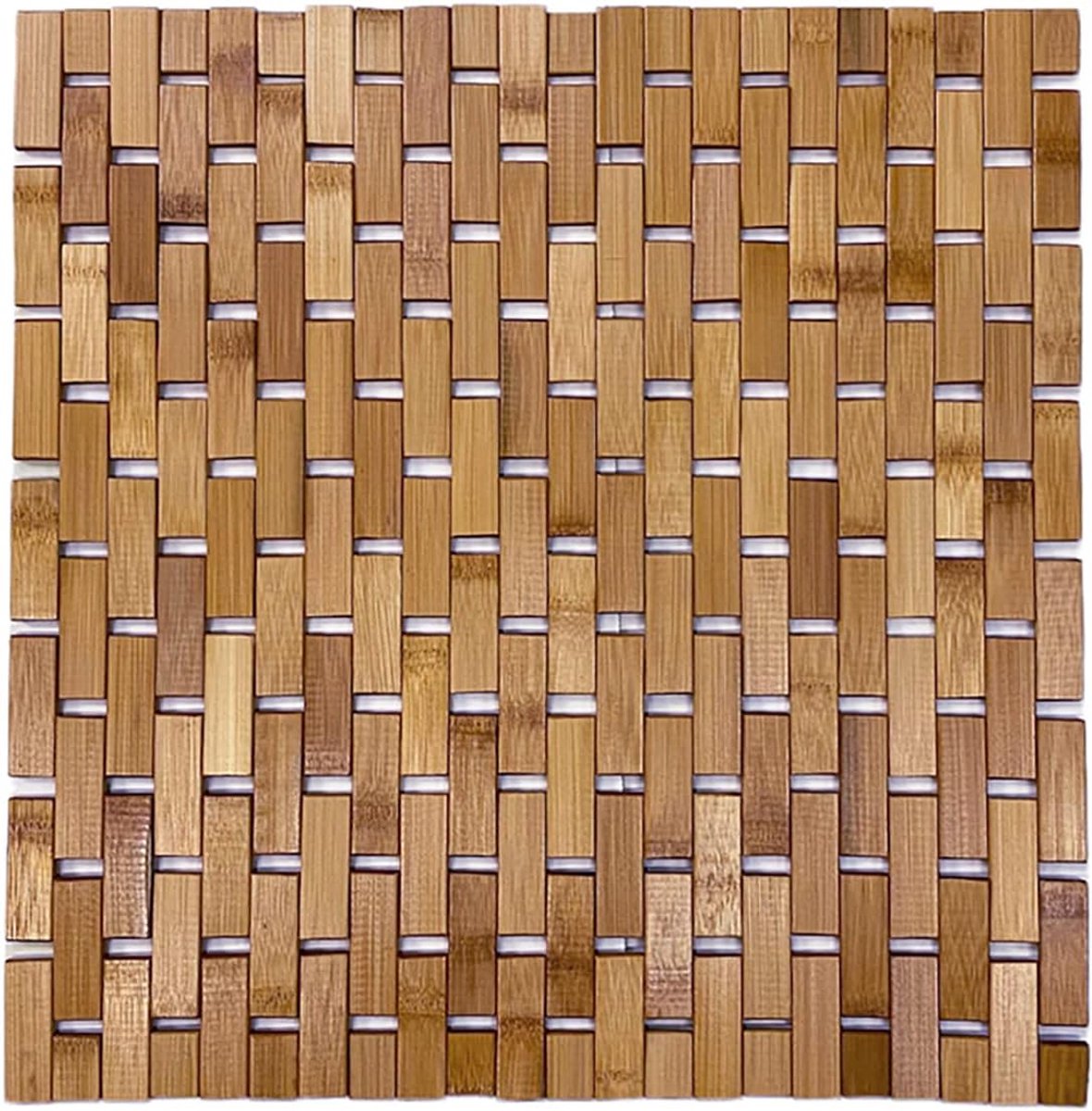 Bamboe Douchedeur Tapijt – Opvouwbaar Antislip Badmat 45x45 cm