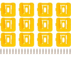 12-delige geschikt voor Dewalt 14,4-18V lithiumbatterij montagebeugel voor elektrisch gereedschap