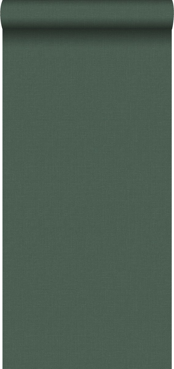 Proefstaal Walls4You behang effen donkergroen - 26,5 x 21 cm - 935344-S