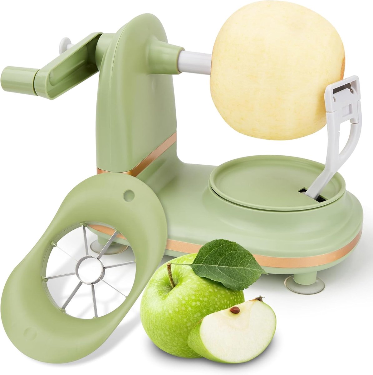 Appelschiller - Appelsnijder - Roestvrijstalen Messen - Appelschiller - Snijder - Ontpitter