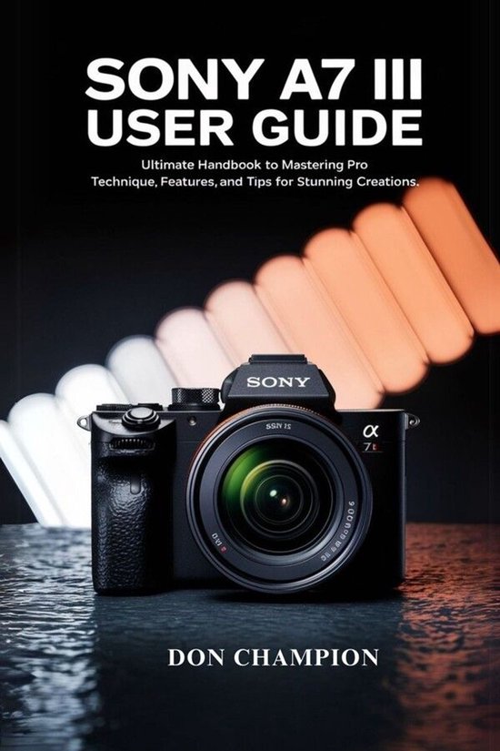 Sony A7 III User Guide - cover