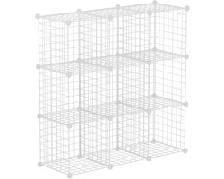 Wire Cube Storage Organizer - Multifunctioneel voor Boeken, Speelgoed, Craft en Planten