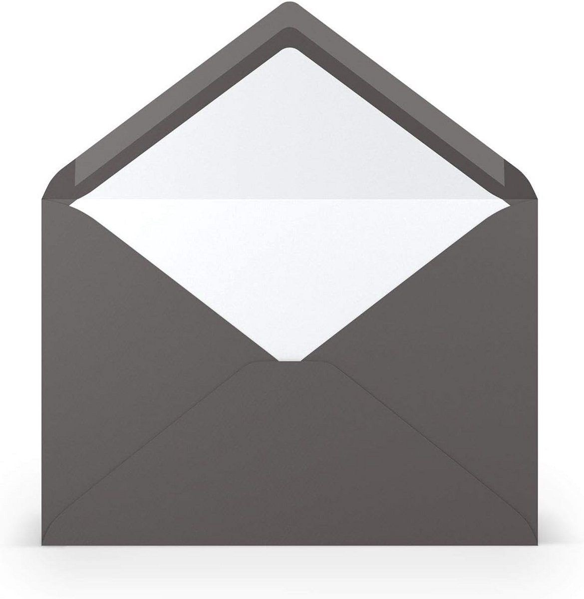 C5 Enveloppen DIN C5 100 g/m² Slate Grijs Zonder Venster Puntige Klep