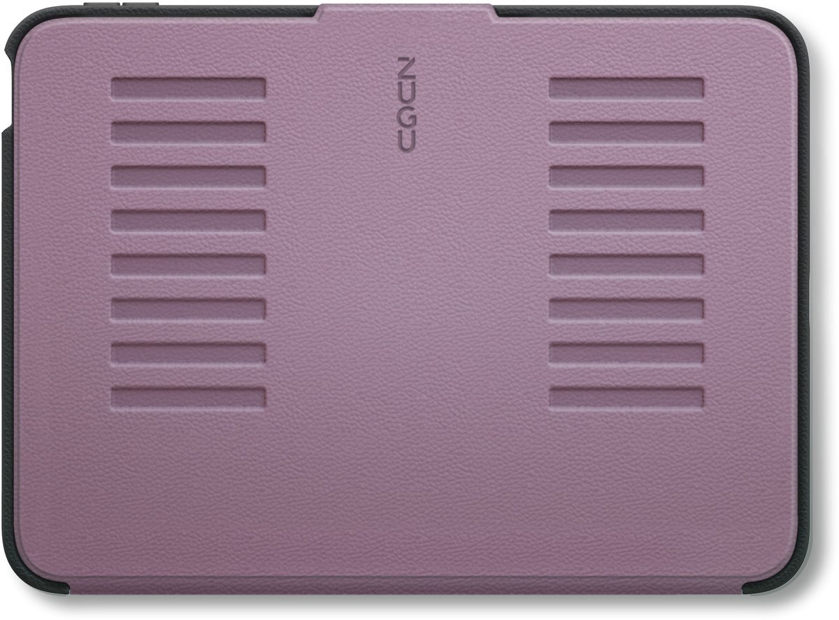 Zugu case Hoesje iPad (A16/11th Gen) 2025 / 10.9 Gen 10 (2022) - oersterke luxe flip-over case - volledige 360˚ bescherming – met multifunctionele standaard functie – geschikt voor Apple Pencil - Paars