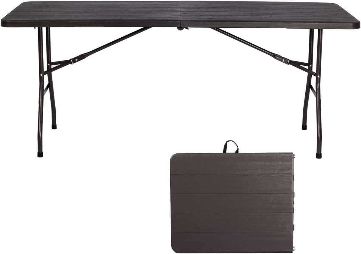 Opvouwbare Tafel Set voor Buiten, Picknick en Camping - 6ft/180cm
