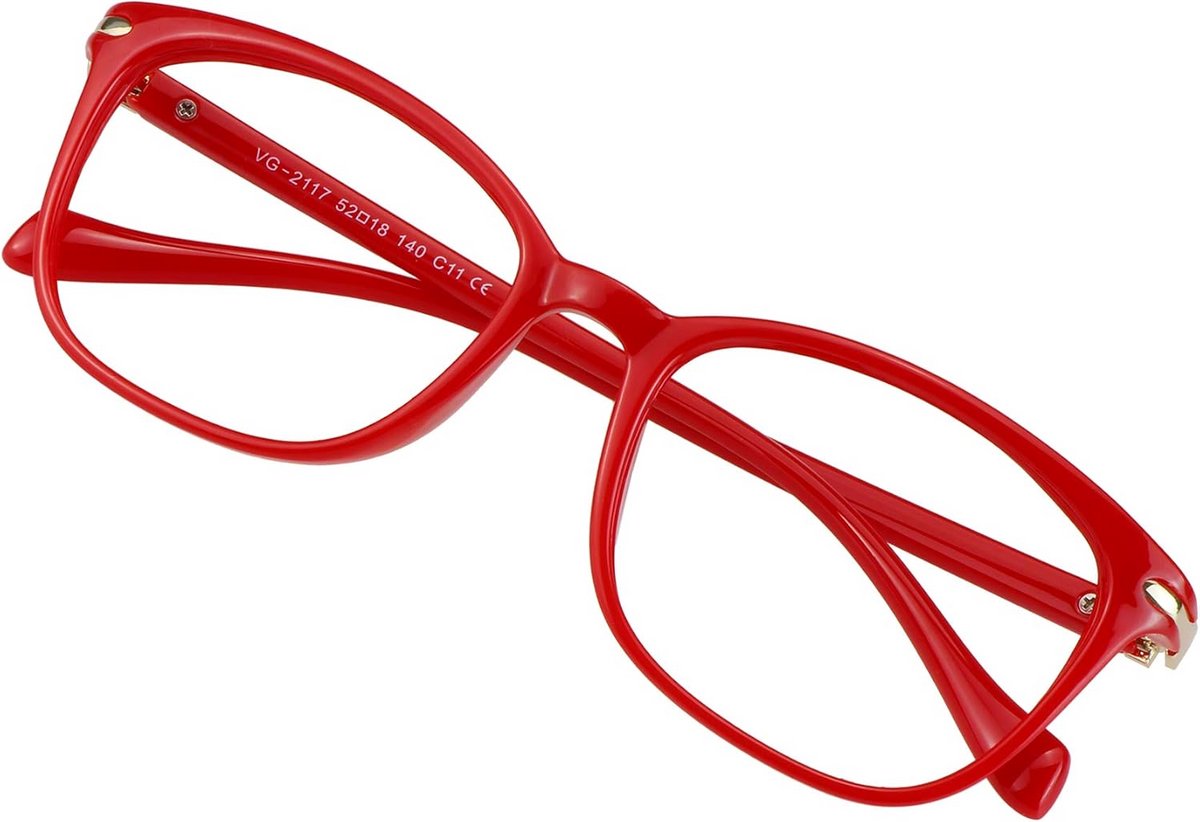Blauw Licht Blokkerende Bril met Vierkant Frame voor Dames en Heren