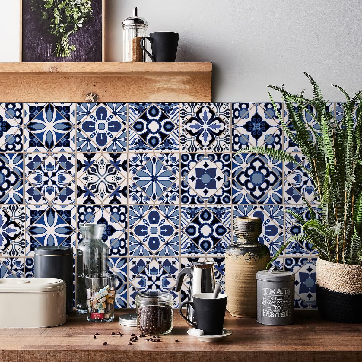 Zelfklevende Mozaïek Tegelstickers PVC - Waterdicht & Herbruikbaar voor Keuken, Badkamer e