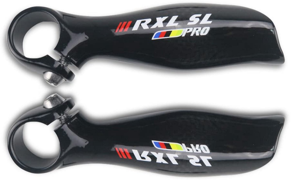 Lichte Carbon Fietsstuuruiteinden voor MTB en Racefiets | 22.2mm Hoekgrepen