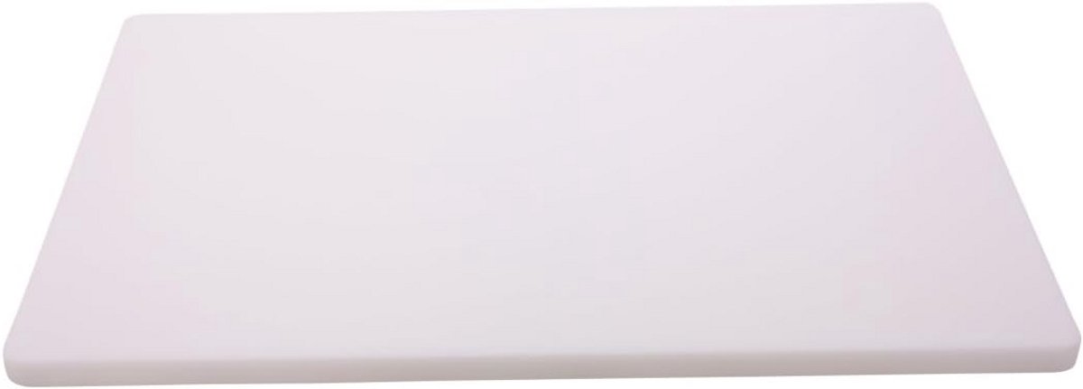 Professionele Witte Kunststof Snijplank 40x30x2 cm - Antislip en Vaatwasmachinebestendig
