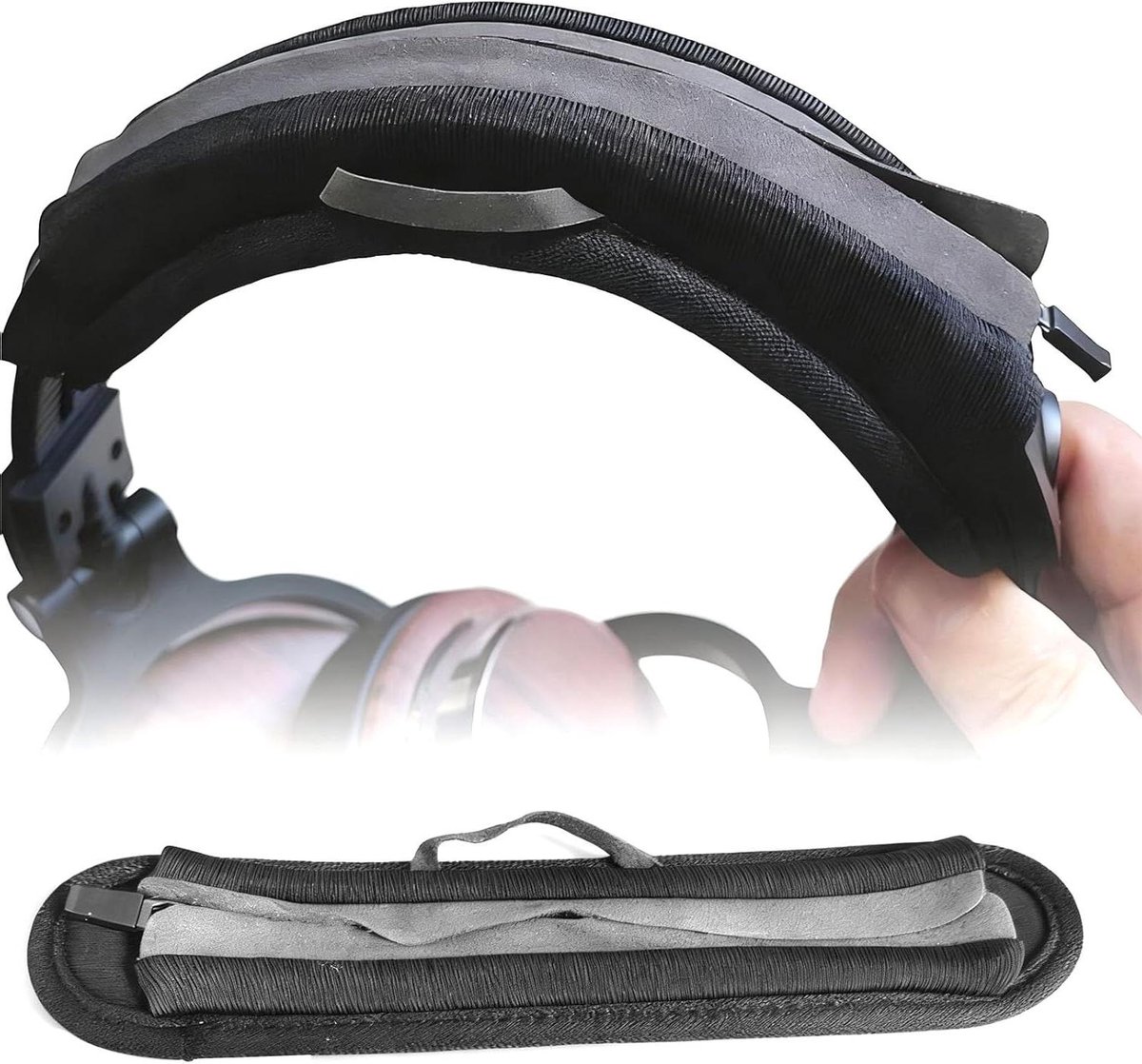 Vervanging hoofdbandafdekking voor hoofdtelefoon - comfortabel en duurzaam.