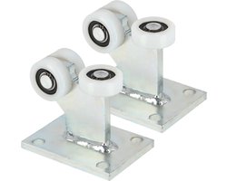 Schuifpoort Rollen - Poort Onderdelen - Poort Automatisering - Set van 2 - Diameter 43 mm