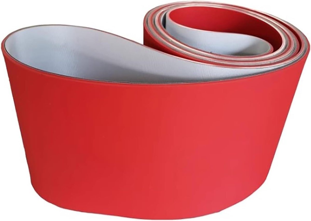Industriële Transportband - Lopende Band - Materiaal Behandeling - Lichtgewicht PVC - 96x23cm - Rood