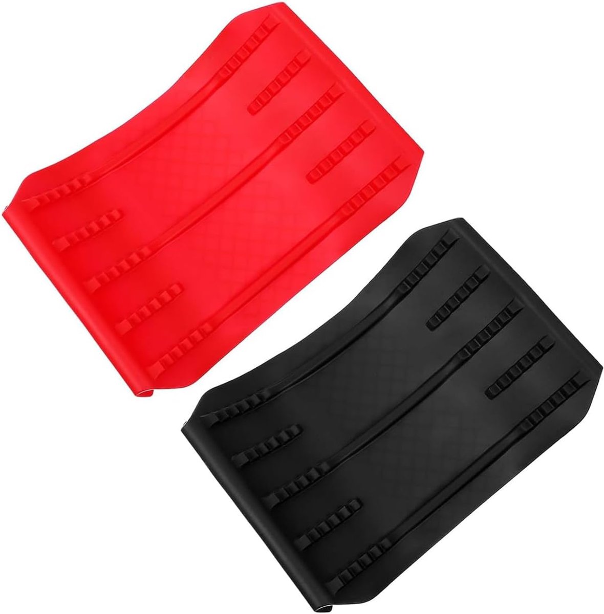 Mini Ovenwanten - Siliconen Kookwanten - Keuken Bakken Grillen - Hittebestendig Tot 232°C - 20.5 x 15 cm - Rood Zwart