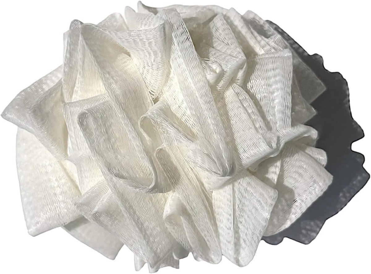 Badspons Loofah - Douche Spons - Huid Reinigen - Dubbele Functie - 17x16x4cm - Blauw