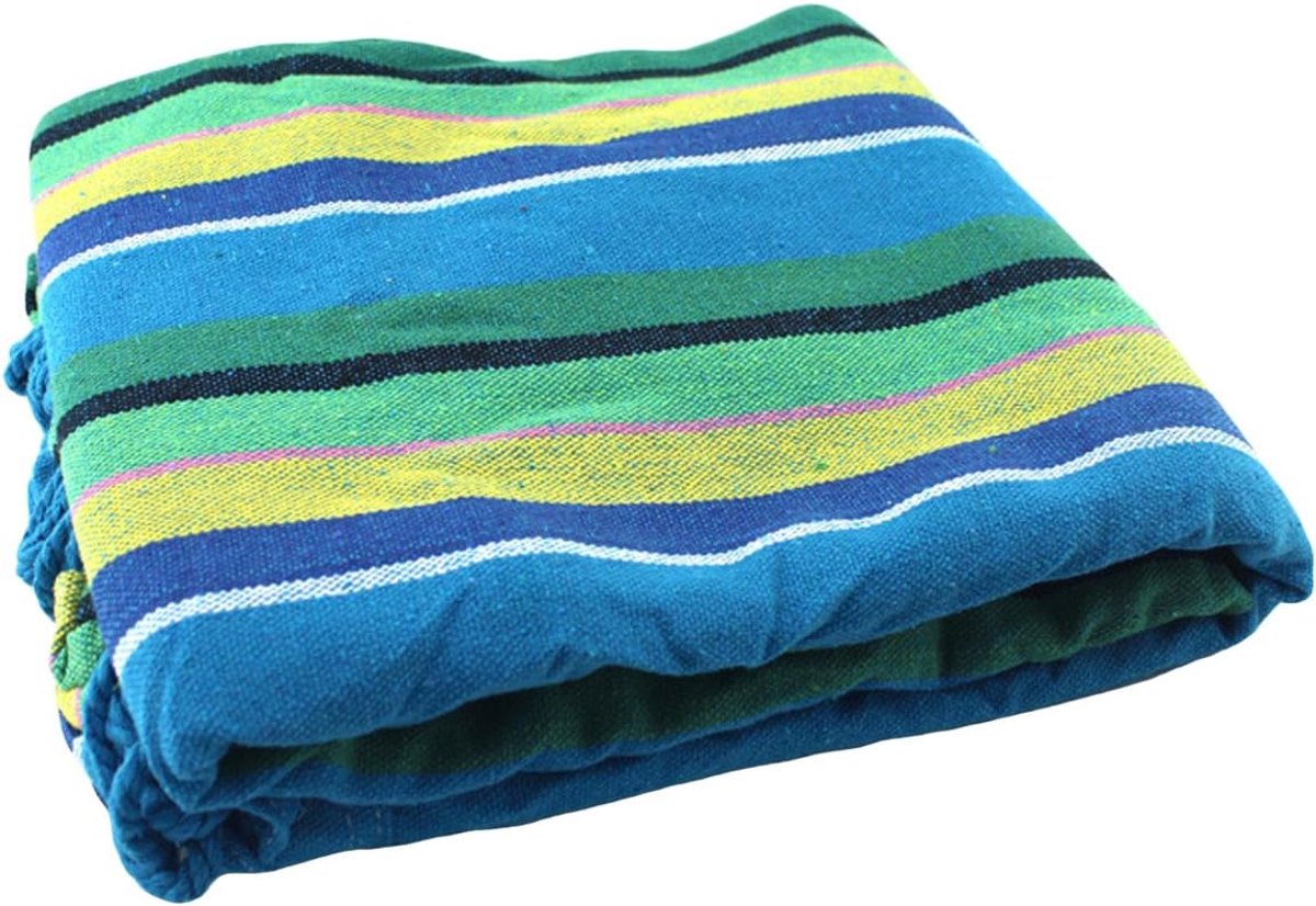 Tuin Hangmat - Buiten Loungen - Ontspannen Buiten - Weerbestendig Materiaal - 200x80 cm - Geel