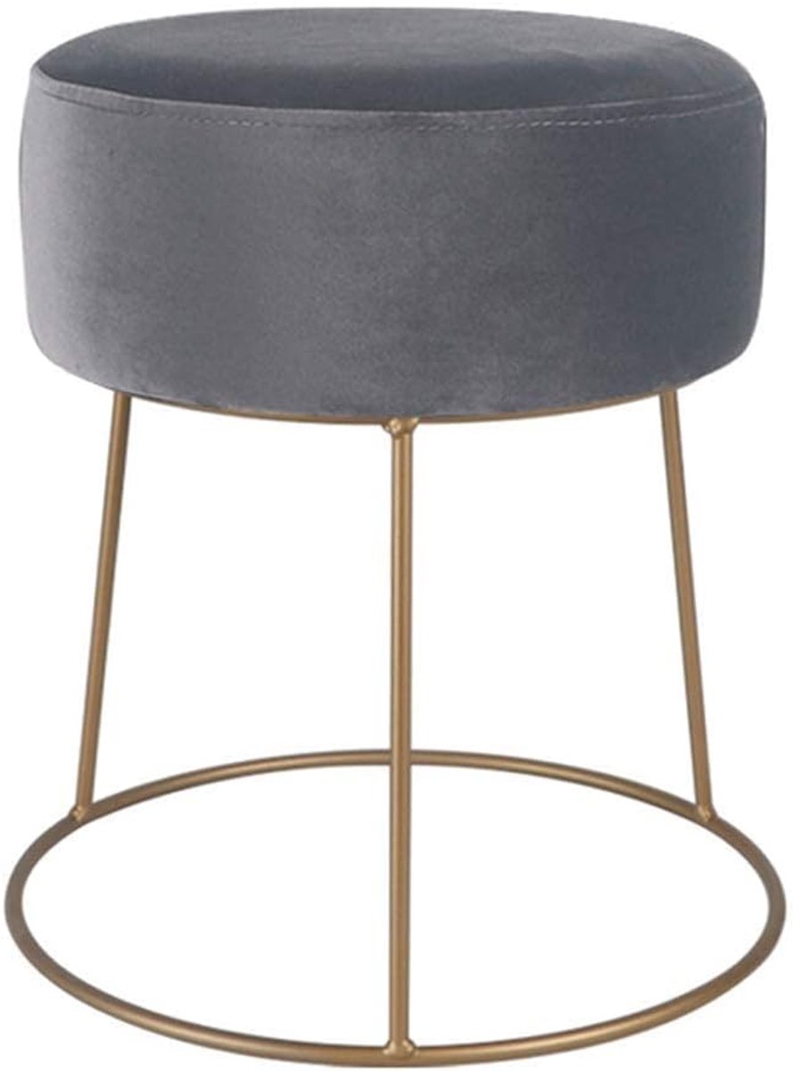 Make-up Kruk - Kaptafel Stoel Poef - Make-up Zitten - Roestvrij Staal Frame - #1