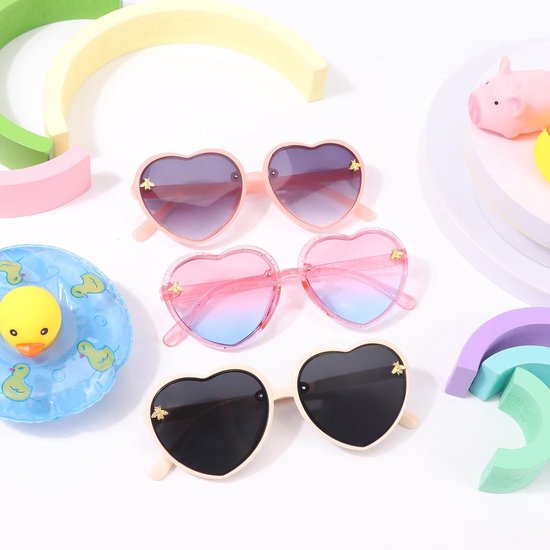 Kinder Zonnebril - Ronde Bloem Bril - Buiten Spelen - Schattig Bloem Design - Kindermaten - Meerdere Kleuren van Kinder — afbeelding 3