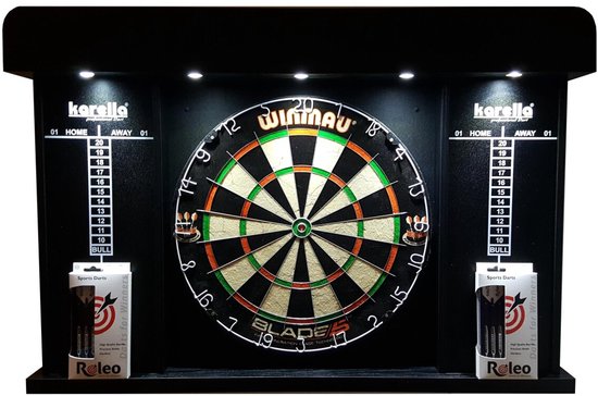 Steeldart Set Winmau Blade 6 + Kast + 2 Sets Roleo Dartpijlen van Winmau — afbeelding 2