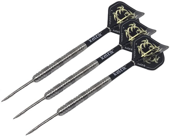 Steeldartpijlen Keltik Corvin 22g Silver â€“ 90% Tungsten — afbeelding 4