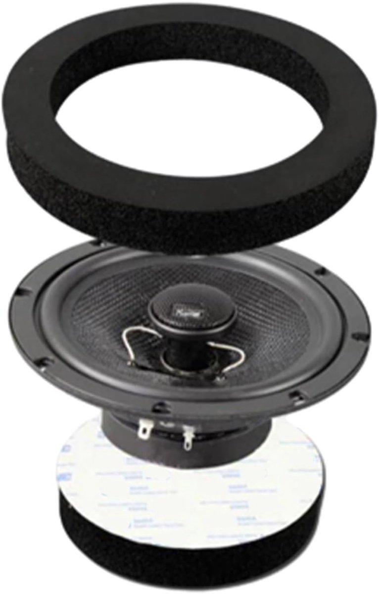 Luidspreker Ringen - Schuim Dempers - Auto Audio Verbetering - Absorbeert Echo - 19.5 cm Diameter