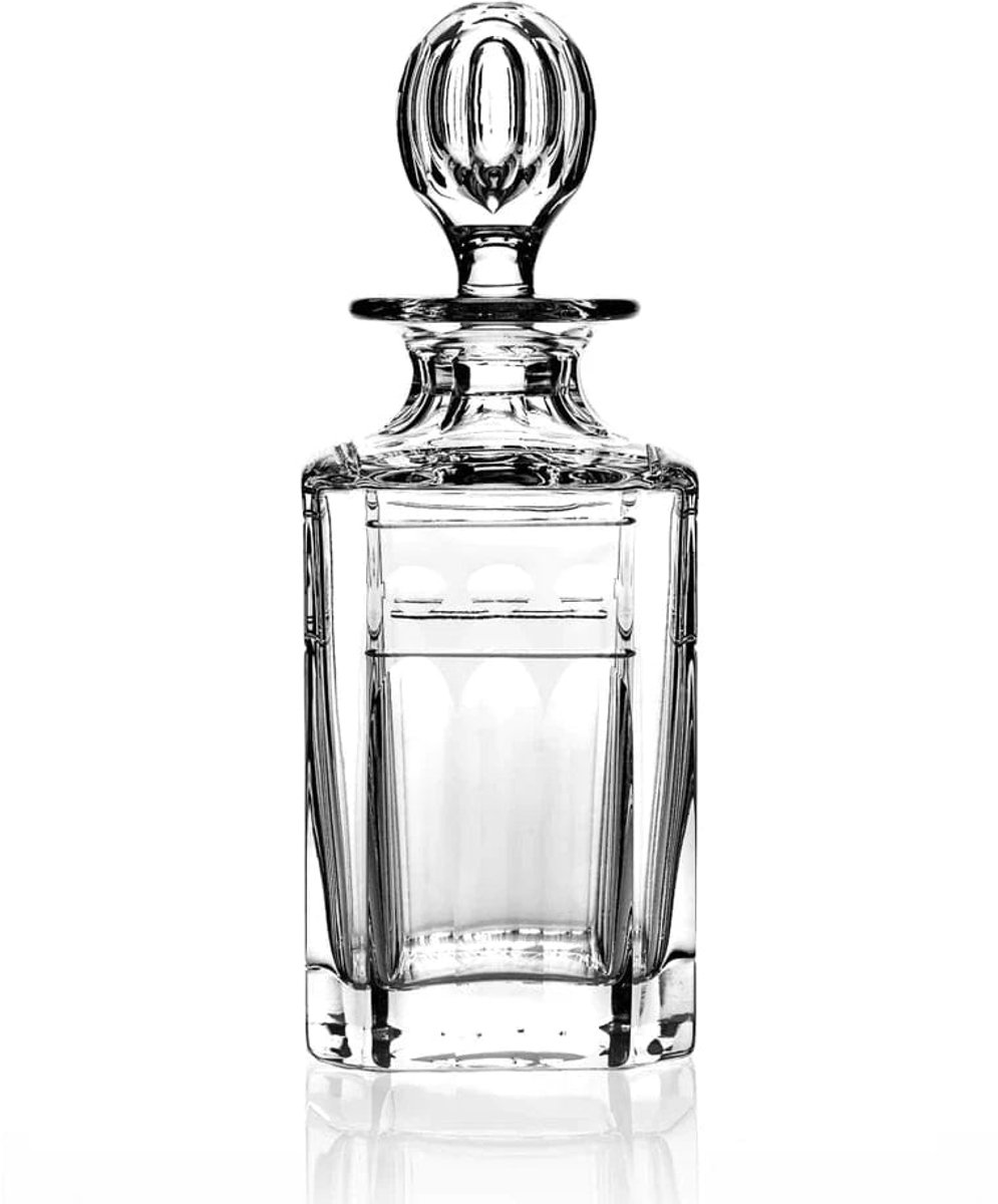 Karaf Helvellyn Square - Handgemaakt - 1000 ml - Loodkristal - Cumbria Crystal England