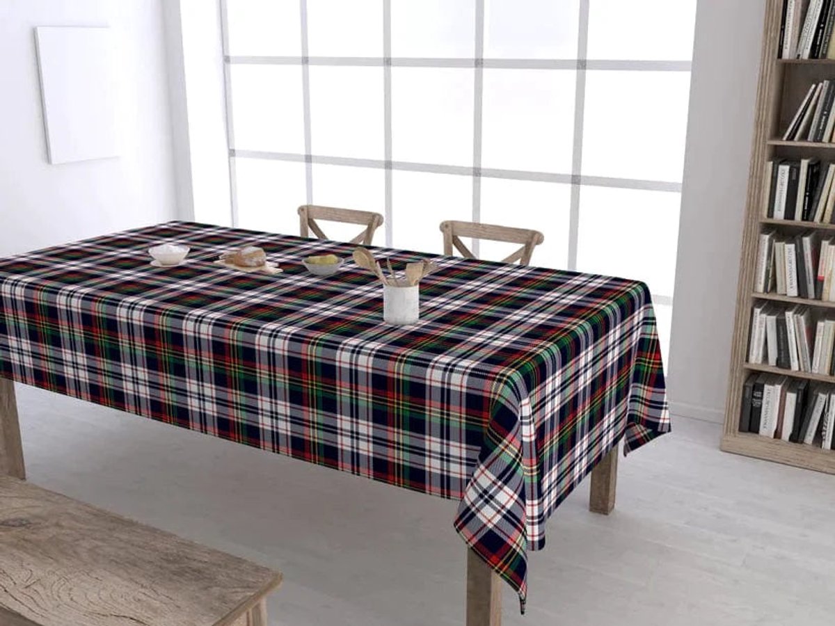 Tafelkleed Tartan Marino geruit Large - 140x220 - Vlekbestendig - Geïmpregneerd Katoen - Mood Company