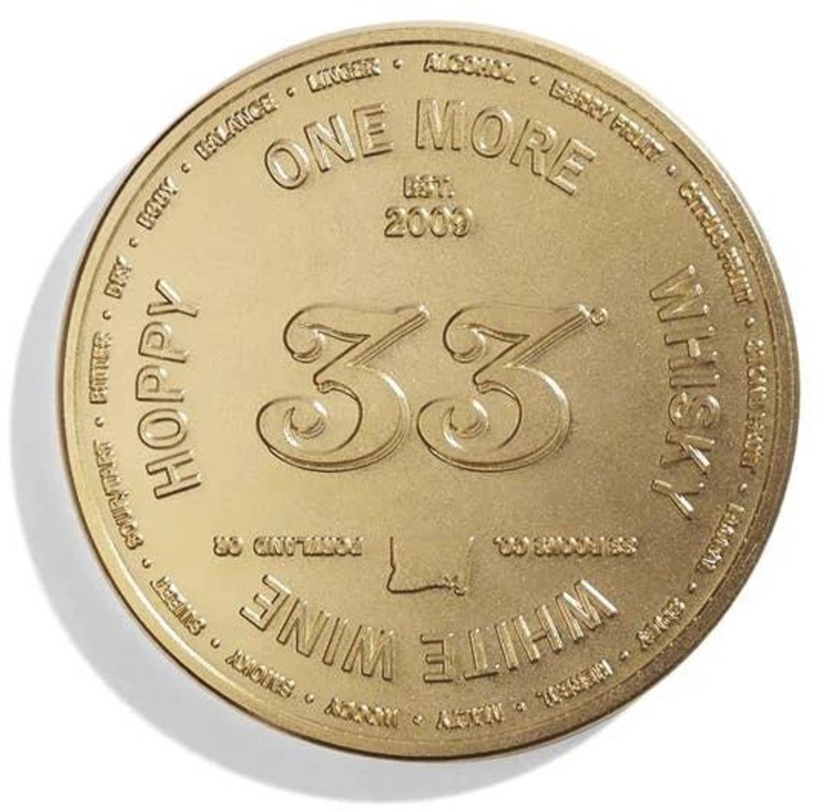 Drinking Decision Coin - Cadeau voor mannen - 33 Books USA