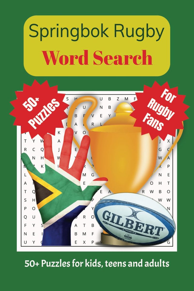 Rugby Puzzelboek - Woordzoeker Spel - Ontspanning Thuis - Meer Dan 50 Puzzels - 6x9 Inch