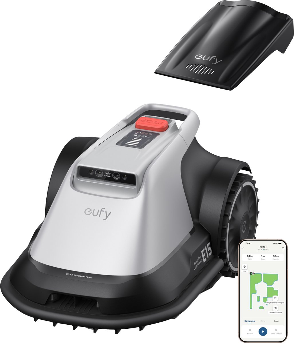 eufy E15 Robotgrasmaaier met Slimme Navigatie en - eufy - €1.159,00