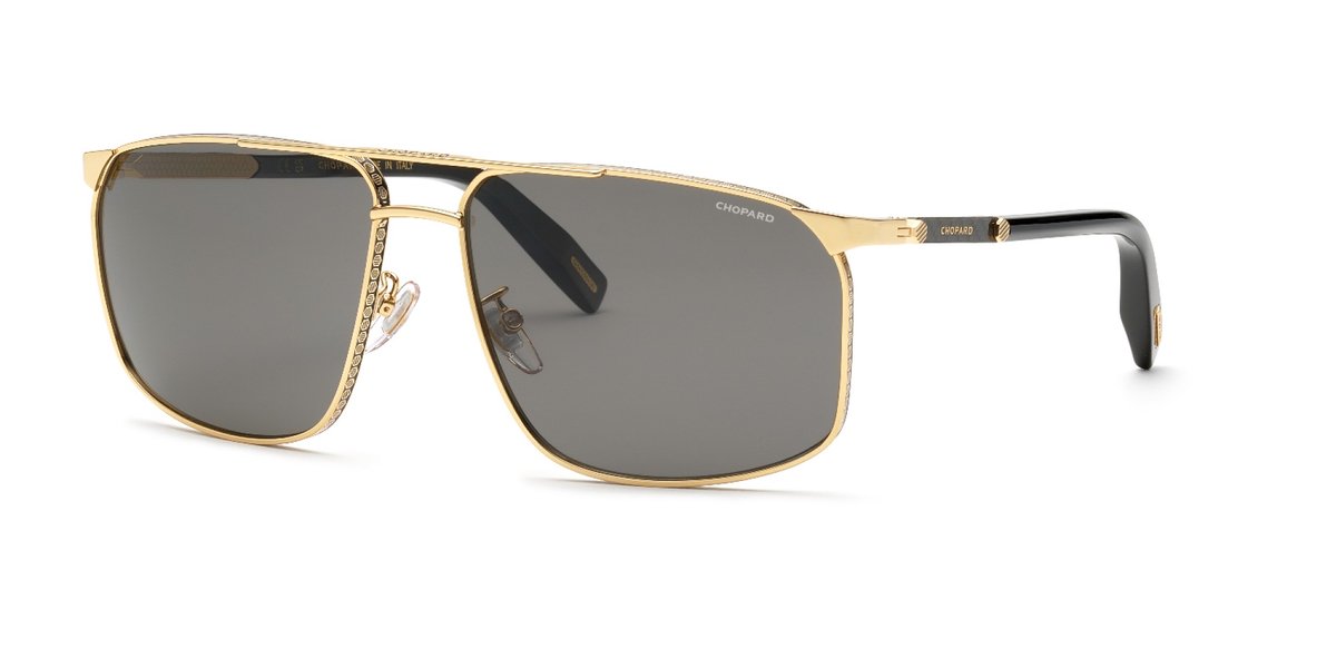 Chopard SCHL52 Oro rose' lucido c/parti nero lucido 64/16/140 MAN Zonnebrillen