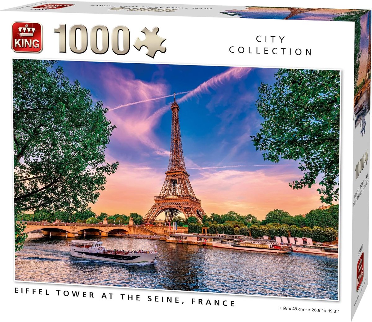 Puzzel 1000 Stukjes - Stapel Puzzel - Ontspannend Tijdverdrijf - Gemaakt in Nederland - 68 x 49 cm - Gekleurd
