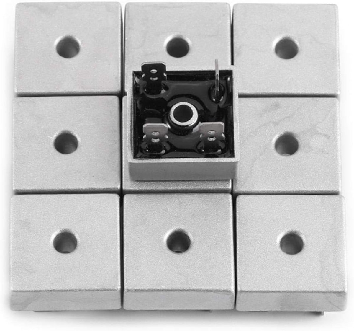 Bruggelijkrichters - Diode Module - Stroom Omzetten - Hoge Capaciteit - 10 Stuks - Metaal