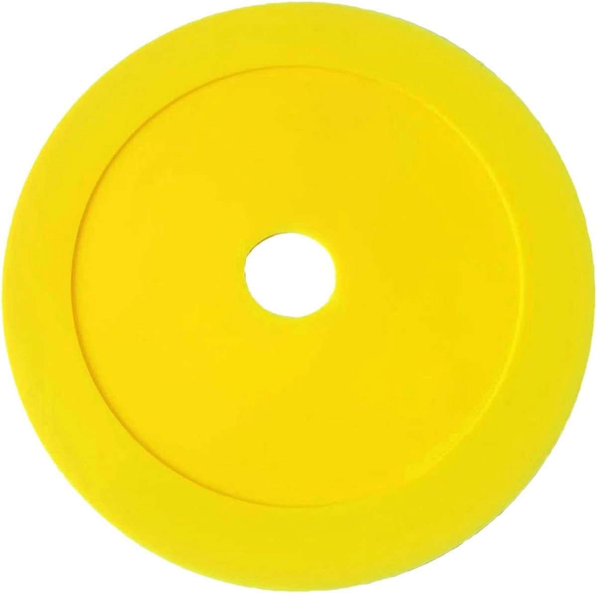 Voetbal Markeringsschijven - Trainingsschijven Sport - Veld Markeren Training - Eendelige Vormtechniek - 16x16x2 cm - Geel