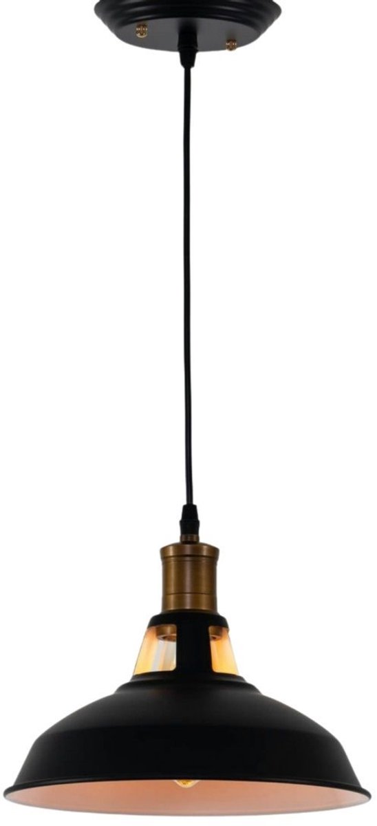 Kosilum - Aster - Hanglamp - Zwart - Metaal