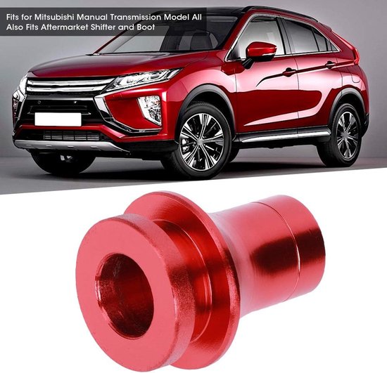 Pookknophouder - Schakelpook Adapter - Handgeschakelde Auto - M10x1.25 Draad - 7x5x5 cm - Rood — afbeelding 5