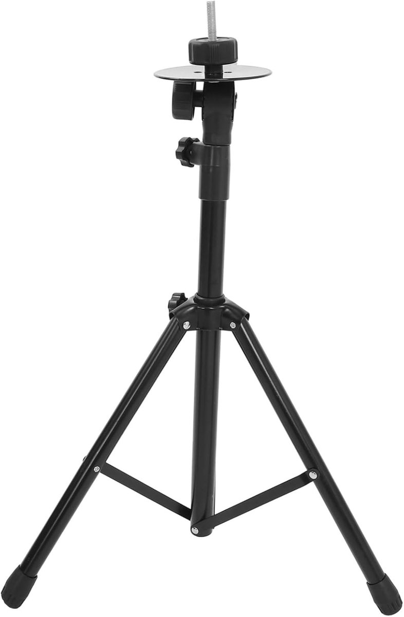 Drumstel Statief - Percussie Houder - Muziek Oefenen - Verstelbare Arm - 80cm Hoog - Zwart