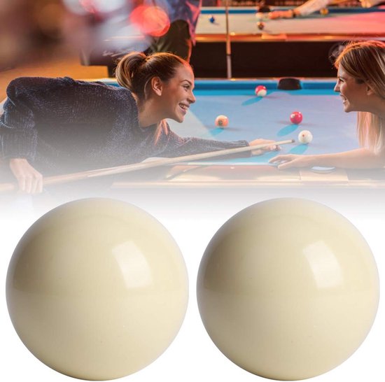Allecto - Biljartballen - Pooltafel - Stand Snooker - Trainingsballen - Biljartbal - Voetbalspullen - Geschikt voor Pooltafel - Wit van Allecto — afbeelding 5