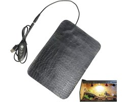 Verwarming Terrarium - Warmtemat Reptiel - Koudbloedige Dieren - Drie Temperatuurstanden - 22 x 15 cm